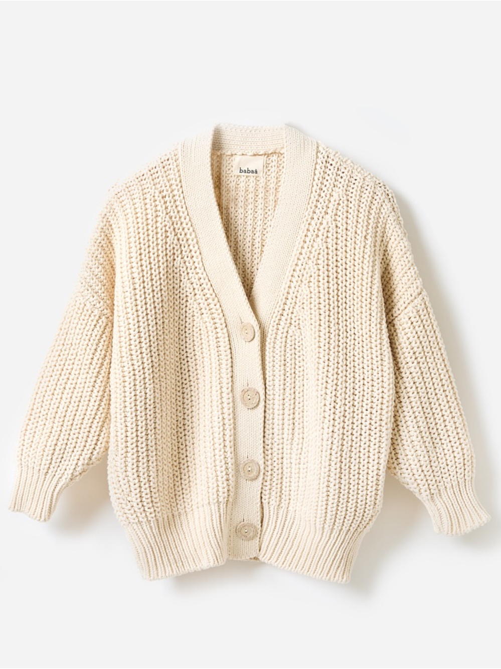 Babaa Cardigan no18 Natural
